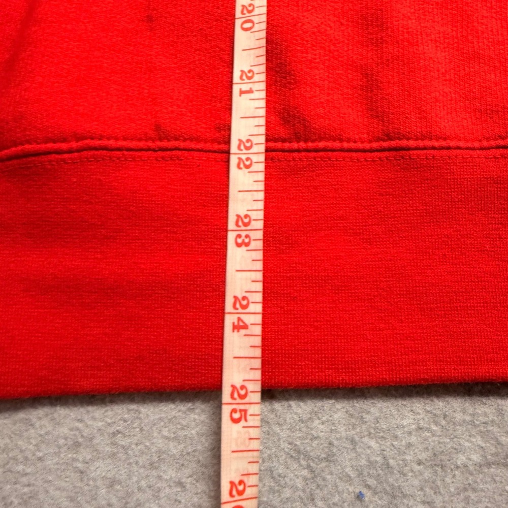 Milano Di Rouge Red Crewneck Sweatshirt Logo Graphic Pullover Small - Picture 6 of 7